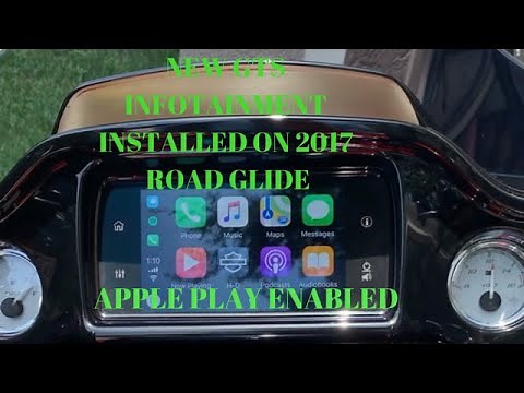 New Harley GTS install retrofit and apple CarPlay enabled 2014-2018 road glide