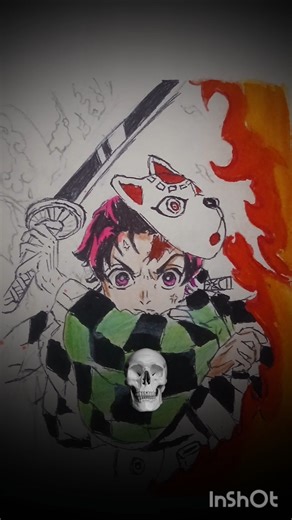 💫 “A demon slayer with a pure soul.”#tanjiro #demonslayer #animeart