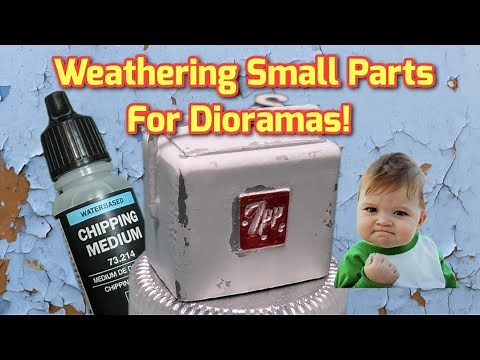 Using Vallejo Chipping Medium for weathering!