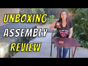 TV Tray Rack - Amazon Basics - Unboxing, Assembly & Review