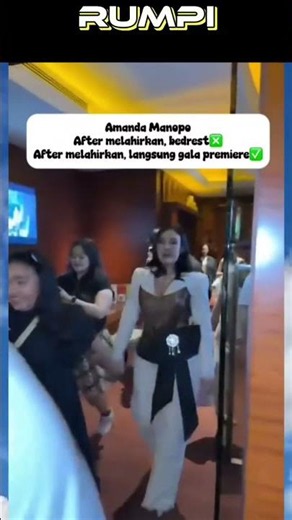 penampilan Amanda setelah melahirkan ❤🥰 #amandamanopo #trending #shotrs