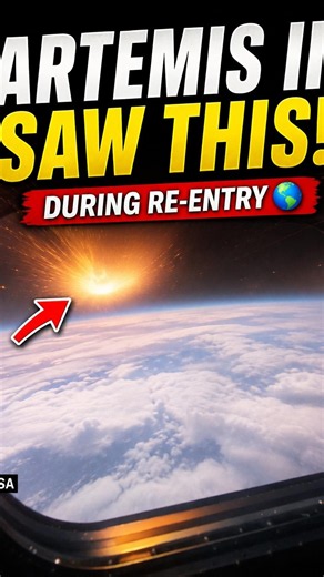 This is what space re-entry actually looks like 🌎 #space #NASA #science
