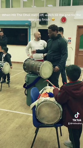 Incredible Dhol Player with Stunning Finish