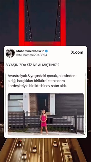 Muhammet Keskin on Instagram: "8 Yaşınızda Siz Ailenize Ne Almıştınız ? #gündem #emlak #inşaat"