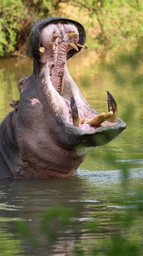 842K views · 9.2K reactions | Watch how the jaws open of the most dangerous animal in Africa  The hippo #hippo #danger #dangerousanimals #africasafari #safari #madikwe | All Out Safaris | Facebook