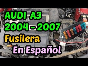 Where are the fuses located in the Audi A3?