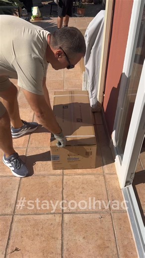 HVAC Process on Instagram: "Professional installation of a Haier wall-mounted mini split indoor unit rated at 12,000 BTU (1 ton) for residential air conditioning. Part 1 of this installation series focuses on indoor unit mounting, refrigerant line connection on pre-installed communications, drain setup, and proper airflow positioning according to North American HVAC standards. Educational, brand-safe HVAC content focused on reliability, efficiency, and long-term system performance. #staycoolhvac