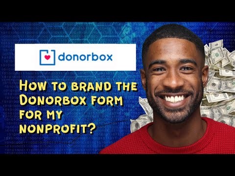 How to brand the Donorbox form for my nonprofit?