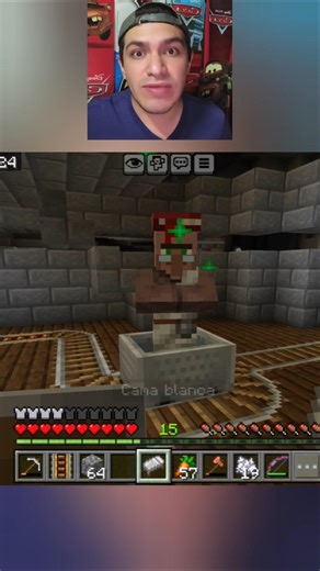Lección 78 "aldeano bibliotecario" #minecraft #minecrafttutorial #gaming #wolfspeed