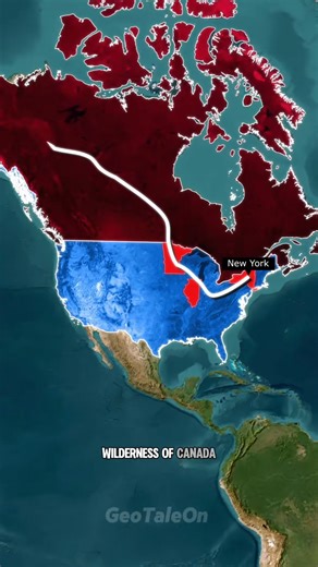 History Unhinged on Instagram: "Did You Know You Could Walk from New York to London? Think the Atlantic Ocean is the ultimate barrier? Think again! This video shows the theoretical, mind-blowing route to walk from New York to London! It’s an incredible, challenging journey that ignores the ocean and heads... WEST! Start in New York, head through the US heartland, and into the vast Canadian Wilderness. Reach Alaska, and wait for the Bering Strait to freeze over in the brutal winter (we're talking