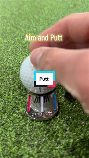Aim and Putt #golfball #golf #golftips #golftiktok