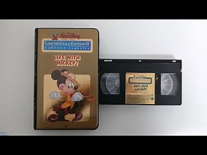 Opening To Life With Mickey! 1985 VHS 60fps