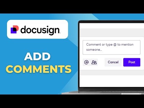 How to Add Comments in DocuSign VHA Full 2025 Guide