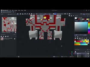 ● Redstone Monstrosity In Minecraft Using BlockBench