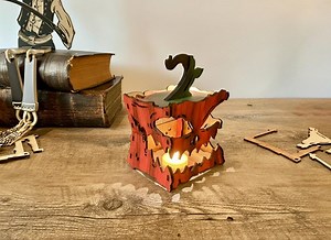 Halloween Pumpkin Lantern – Laser Cut File With Assembly Video & Painting Guide - Etsy