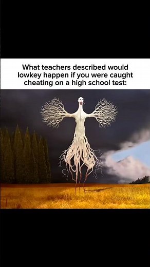 POV: What teachers described would happen if you cheat on a test #anime #relatable #fypシ゚viral