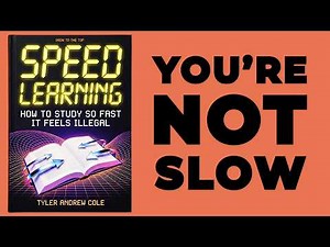 Speed Learning: How to STUDY So FAST It Feels ILLEGAL (Audiobook)
