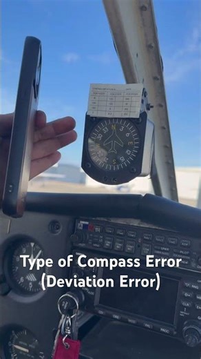 #Compass Error#avaition#studentpilot