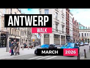 Beautiful Antwerp Walking Tour 🇧🇪 | Exploring the Historic City Center in 4K (March 2026)