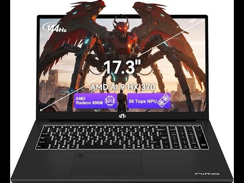 Review: NIMO AI Copilot+ PC – 17.3″ Ryzen AI 370 Laptop for Business & Productivity!