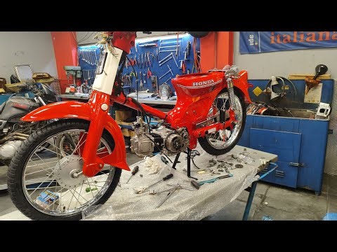 Honda C50 1983 Full Restoration | Αναγέννηση Θρύλου από το 0! 🔧🏍️