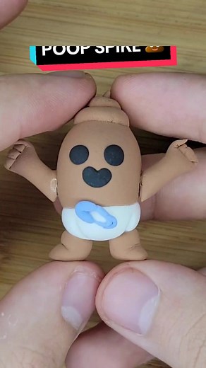 Creative Brawl Stars Clay Art: POOP SPIKE Sculpture Tutorial
