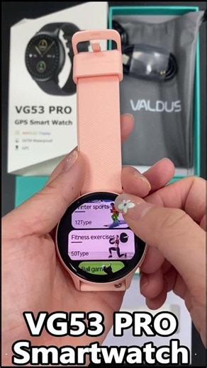 🔥🚀 VG53 PRO Full Demo | AMOLED + GPS Power🔥#smartwatch #fitness #watches #applewatch #watch #valdus