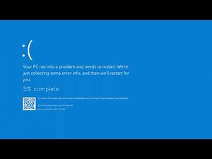 Fake Windows Crash Screen – 3 Hours of BSOD Style Ambient Display