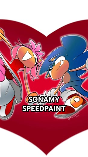 SONIC x AMY speedpaint