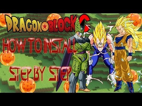 Minecraft Dragon Block C Mod 1.6.2, 1.6.4 - HOW TO INSTALL DRAGON BLOCK C