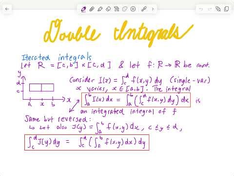 Introduction to Double Integrals (Iterated Integrals)