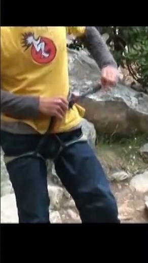 Step 1: Don't Fall Out of Your Pants! | How to Put on a Climbing Harness