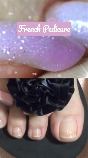 How to do a French Pedicure on short toenails
