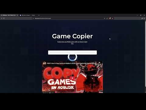 ROBLOX GAME COPIER： COPY GAMES IN MINUTES! WORKS 2025