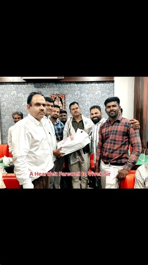 Dear Vivek Sir, It is truly hard to say goodbye to a mentor like you. Your guidance, discipline, and positive attitude have not only shaped our work but also inspired us as individuals. We have learned valuable lessons from you—both professionally and personally—which will stay with us forever. Your presence will be greatly missed, but your teachings will continue to guide us. We wish you great success, good health, and happiness in all your future endeavors. Thank you for everything, Sir.🙏 | K