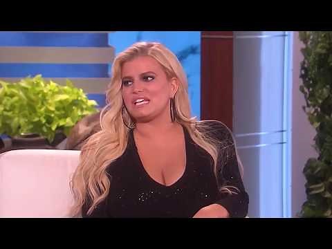 Awkward Jessica Simpson Interview on Ellen 2017