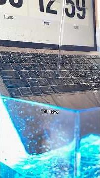 $1 to Waterproof a Laptop using actnano nanoGUARD? WE NEED THIS!! #PC #tech #technology #shorts