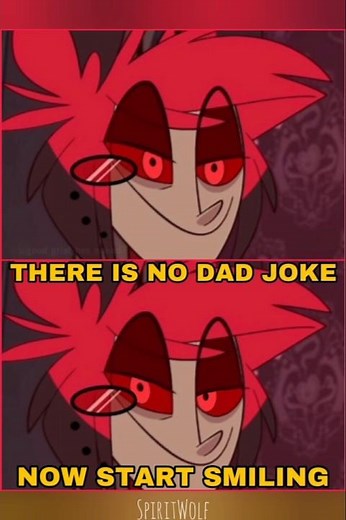 Alastor's dad jokes🙃📻 #hazbinhotel #alastor #hazbinhotelalastor #funny