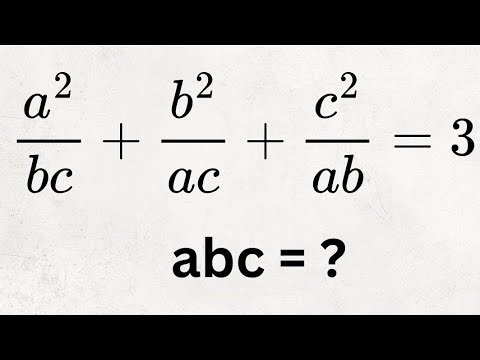 This Fraction Equation Hides the Most Powerful Identity in Algebra | Math Olympiad