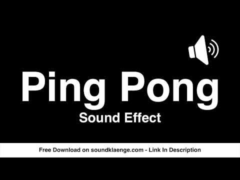 Ping Pong (Soundeffect)