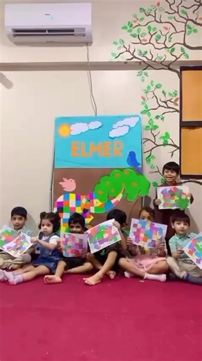 Storytime with Allz on Instagram: "Elmer - The colourful elephant 🐘 🎨 Colours play a huge role in the early years because it helps children make send of the world. When they sort, name, and explore different shades, they’re building memory and language without even realizing it. Colours also spark creativity and help little ones express emotions in way words can’t. earlyyearslearning, preschoolactivities, colorlearning, childdevelopment, montessoriinspired, playbasedlearning, kidseducation, mo