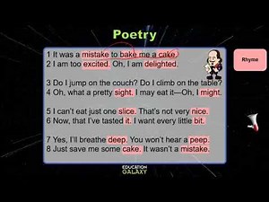5th Grade - Reading - Poetry - Topic Overview