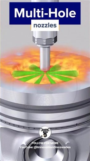 The Engineering Behind Multi-Hole Fuel Injection🔥 #Audi #CommonRail #DieselEngineering