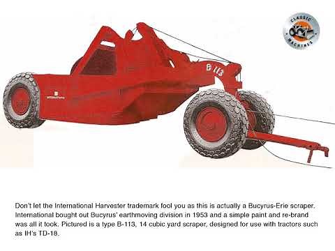 Classic Machinery: The history of the Towed Scraper