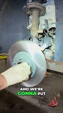 DIY Brake Rotor Replacement: Easy Step-by-Step Guide! #shorts