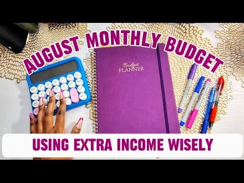 3 Paychecks in August | Detailed August Monthly Budget | Zero-Based Budget