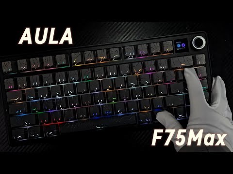 Review of the AULA F75 Max full-sized mechanical keyboard 😍😍😍