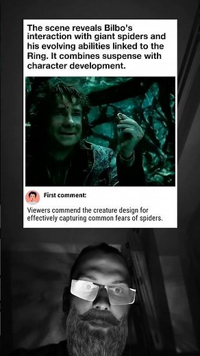 Bilbo and the Spider Scene in The Hobbit The Desolation of Smaug