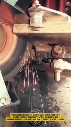 Metal Sharpening using High-Speed Bench Grinder – Good Tools and Machinery in Daily Work