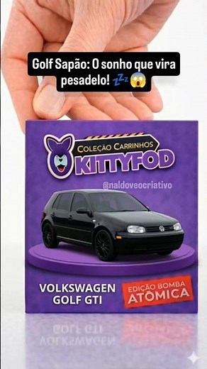 🐸 O SAPÃO CHEGOU (E JÁ QUEBROU)! 🐸 #golfmk4 #golfsapao #volkswagen